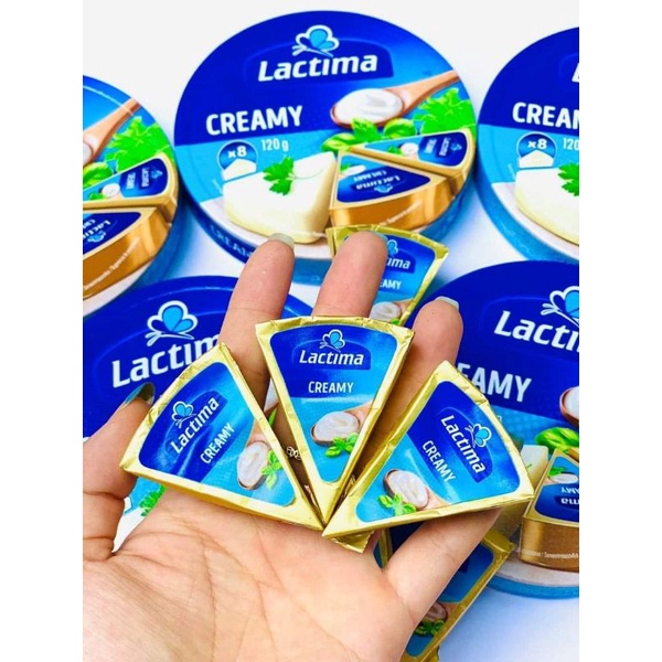 Phô mai miếng Lactima 120gram