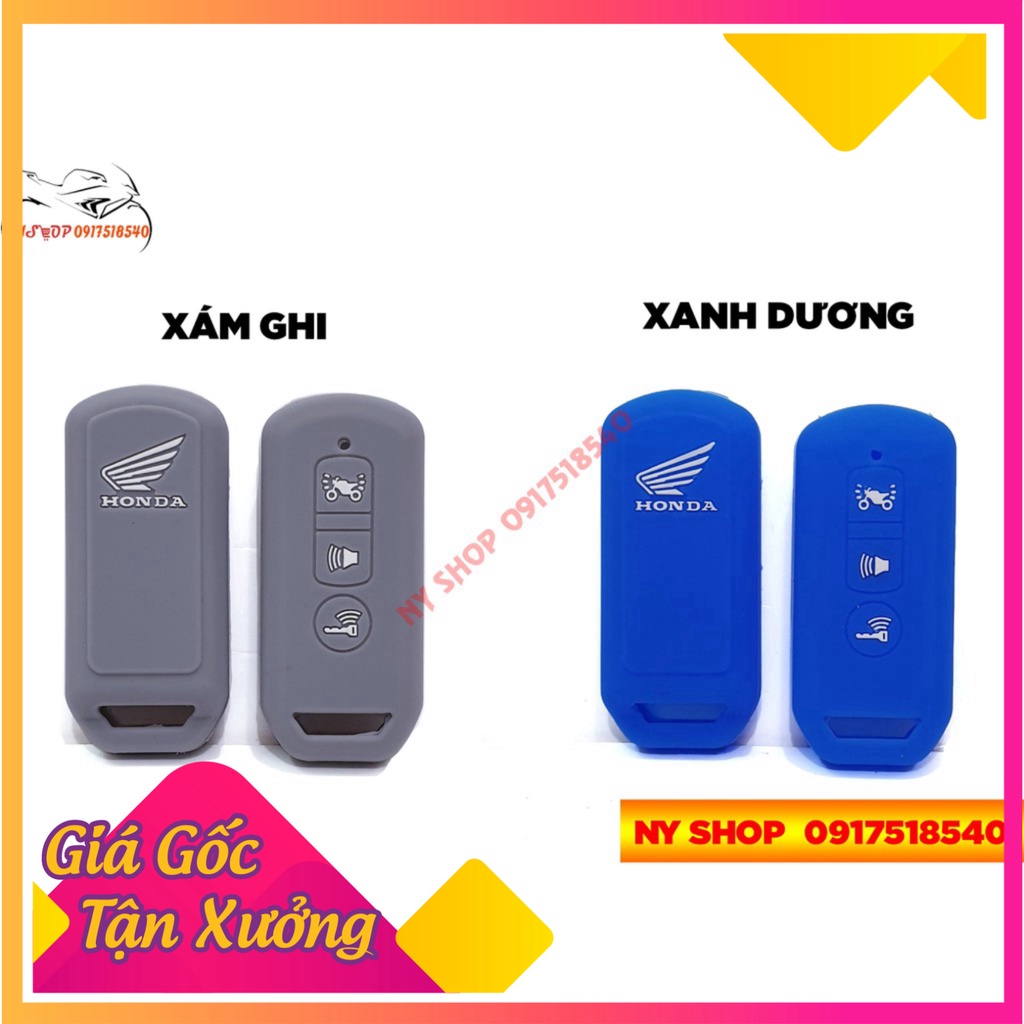 Bọc (Bao) Silicon Cho Chìa Smartkey SH 2016-2019, sh mode,PCX (Ảnh Sp thật)