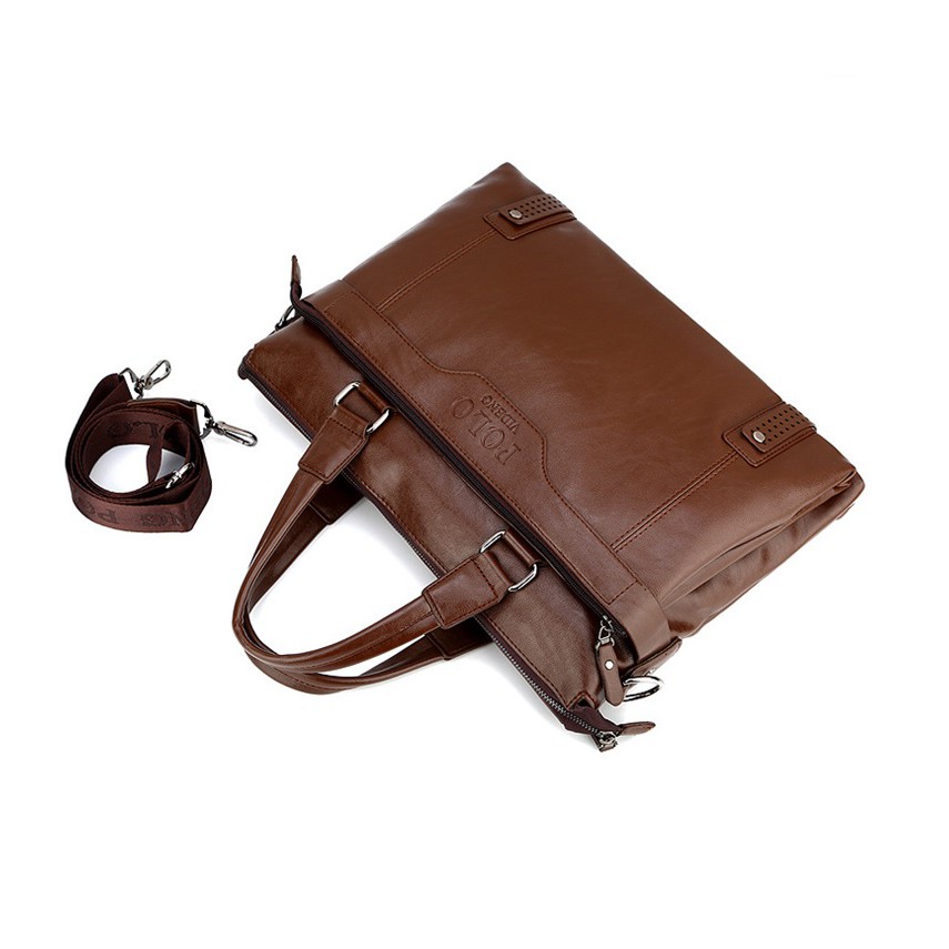 Túi xách công sở POLO da bò cao cấp, đựng vừa laptop 14 inch - ĐIỆN MÁY PICO | BigBuy360 - bigbuy360.vn