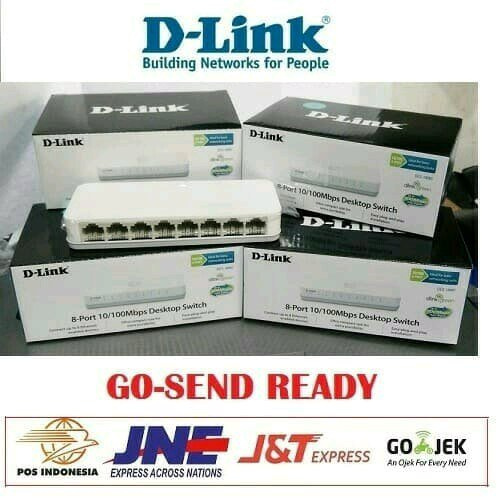 Bộ Chuyển Đổi D-Link Des-1008C Nhanh Ethernet 8 Port 10-100 Rj45 Cat5E Cat6 Utp Stp Hub