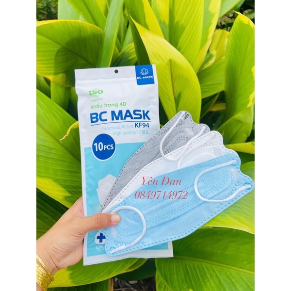 [Buôn Sỉ] 30 Caí Khẩu Trang Kf94 Bc Mask (Hàng Kháng Khuẩn)