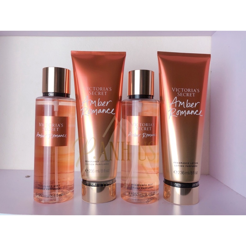 BỘ SẢN PHẨM AMBER ROMAN VICTORIA'S SECRET 250ml ( Hàng nhập Mỹ)