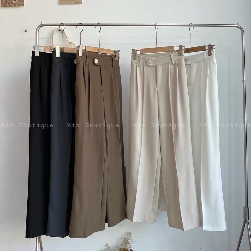 Quần ống sớ hàng cao cấp loại đẹp mềm mịn giặt máy giặt thoải mái