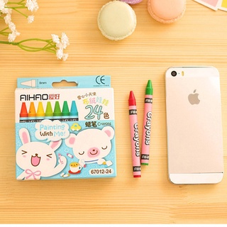 3 Bộ 8 Bút Sáp Màu Aihao