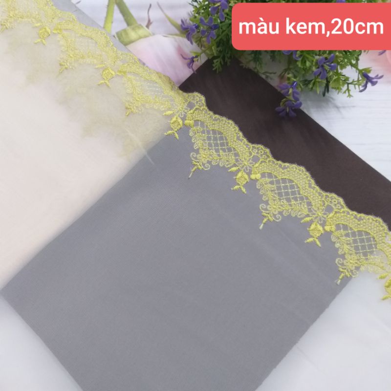 Ren thêu trang trí ,size 8 cm đến 20cm