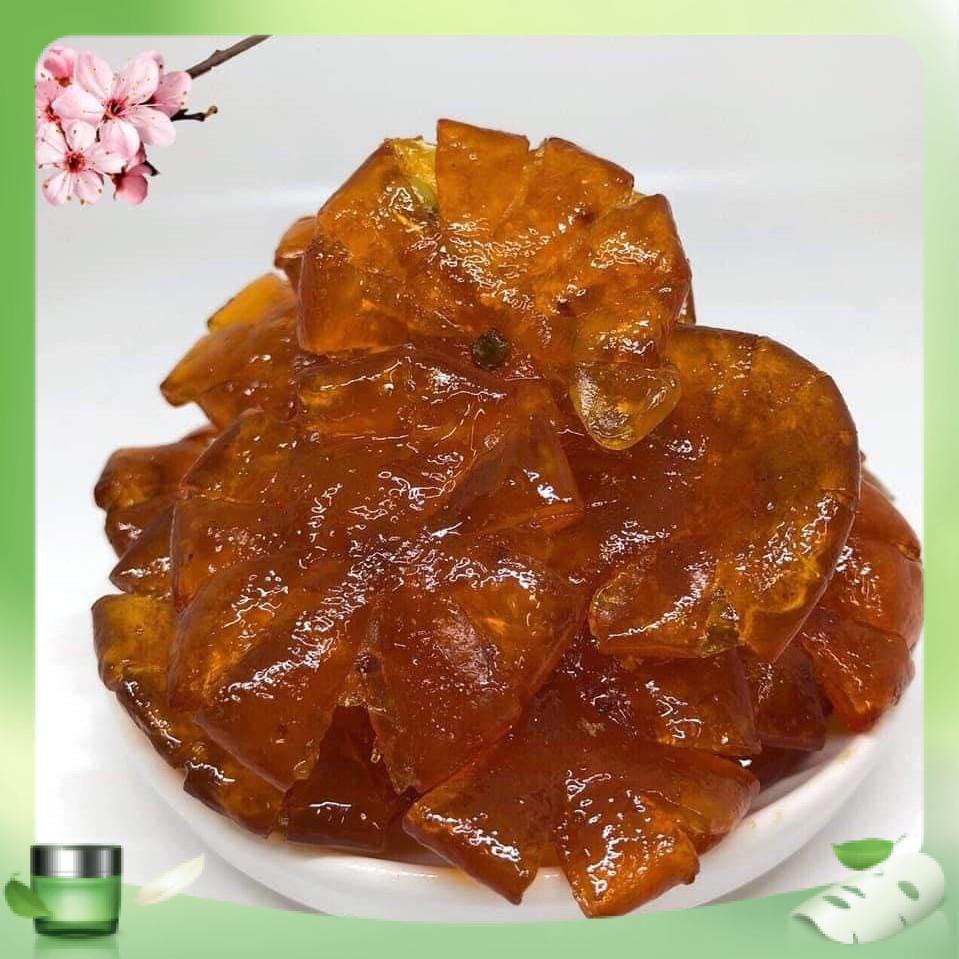 MỨT TẮC RIM DẺO CHUA NGỌT (MỨT QUẤT)- 500 GRAM- ăn vặt siêu nghiền - quất thơm- ĐẶC SẢN MIỀN BẮC