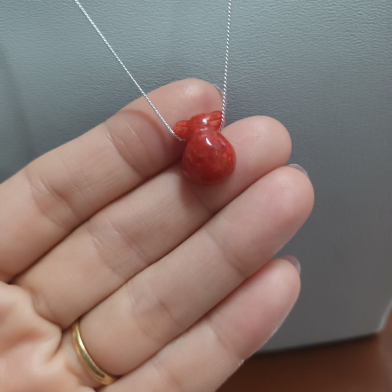 Dây chuyền bạc 925 mix túi đá thanh tẩy thu hút may mắn kích hoạt tài lộc bảo hành trọn đời