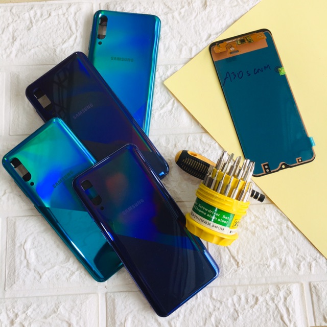 Conbo Bộ Vỏ Sườn + Màn Hình Samsung A30s Zin Hàng Cao Cấp (Tặng bộ vít)