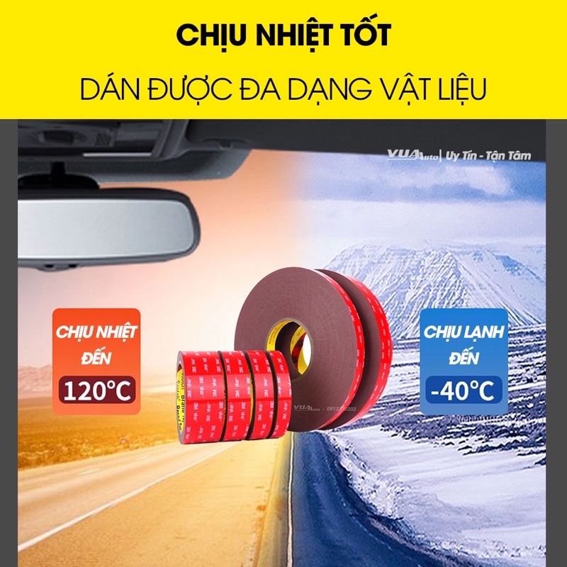 &lt;33m&gt;Băng Dính Hai Mặt – Băng Dính 3M – Cường Lực Siêu Dính Hai Mặt Đục