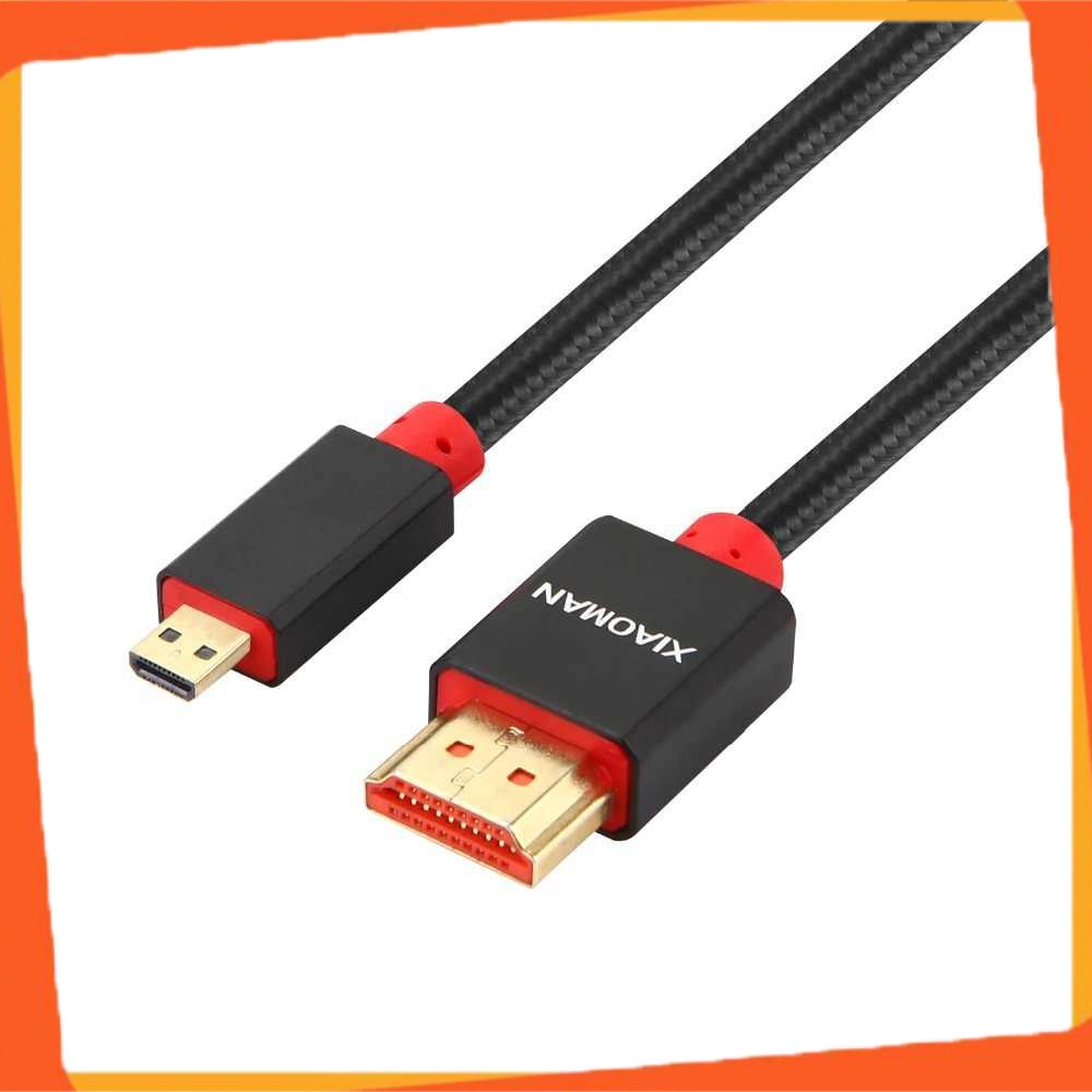 Dây Cáp HDMI XIAOMAN 1.5M Chất Lượng Cực Tốt. Dây Bọc Dù Siêu Bền