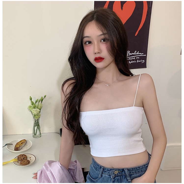 Áo hai dây Bape sợi bún ôm body chất bozip co giãn full 2 màu