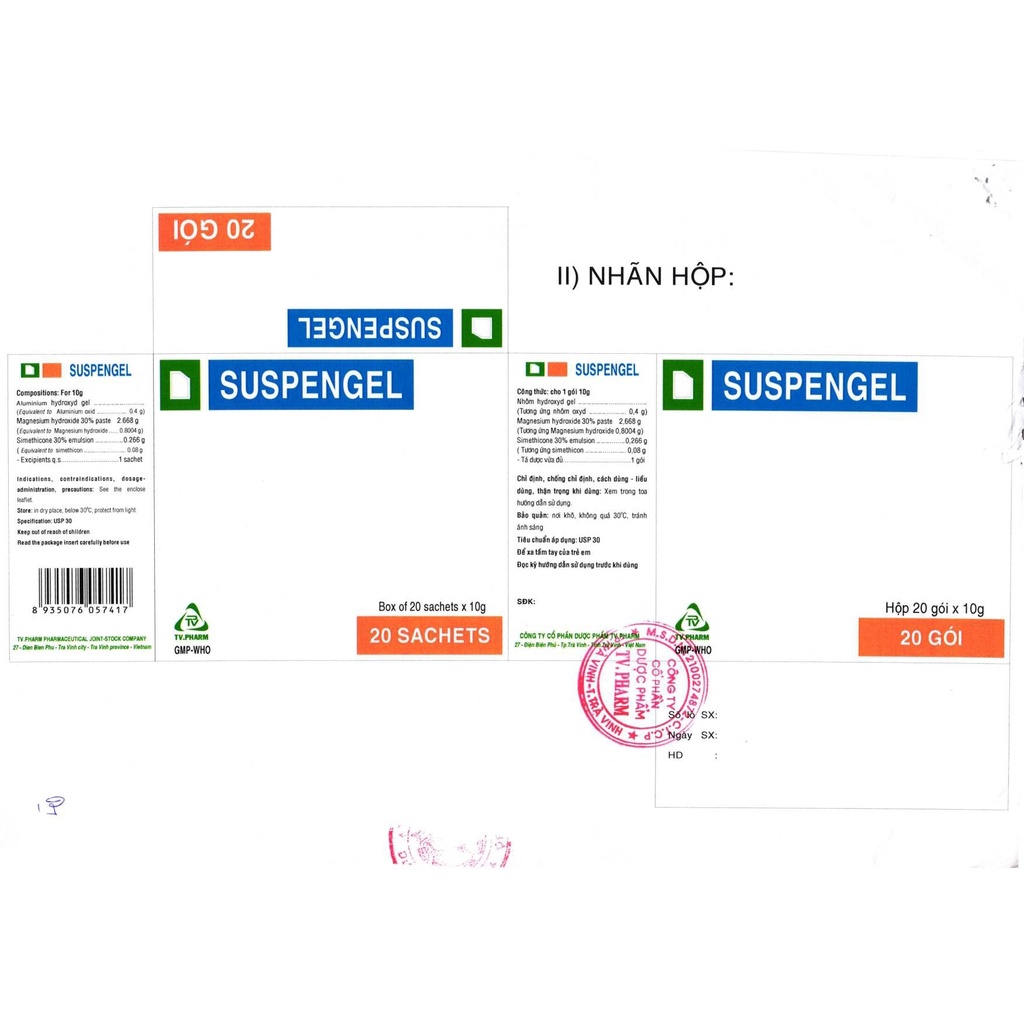 Suspengel giúp giảm nhanh trào ngược, đầy hơi, khó tiêu