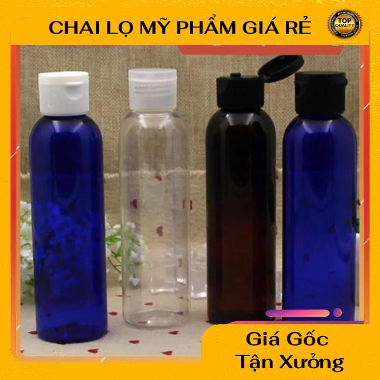 Chai Chiết Mĩ Phẩm ❤ RẺ VÔ ĐỊCH ❤ Chai trong nắp bật 150ml,200ml,250ml , Chai lọ chiết mỹ phẩm , phụ kiện du lịch