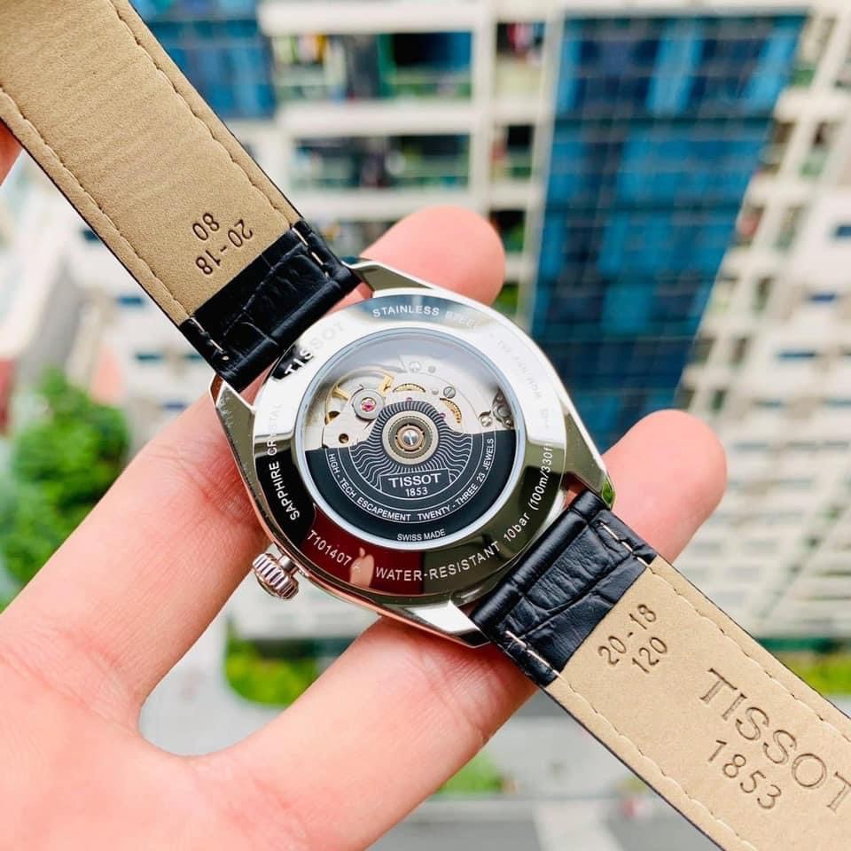 Đồng hồ nam chính hãng Tissot PR100 Automatic Black T101.407.16.051.00 - Máy Cơ tự động - Kính sapphire