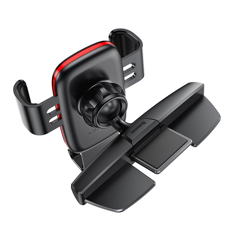 Bộ đế giữ điện thoại khóa tự động dùng cho xe hơi Baseus Metal Age Gravity Car Mount LV229（CD Version- Gắn khe CD)