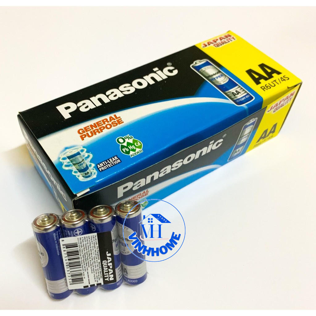 Hộp 60 viên pin AA Panasonic tiểu xanh