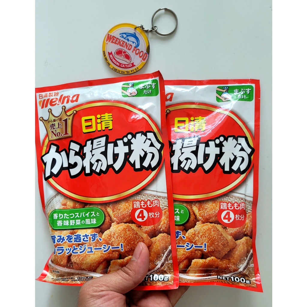 [HÀNG NHẬT] Bột Chiên gà Karaage Mix vị thơm ngon {Nisshin} - Gói100g