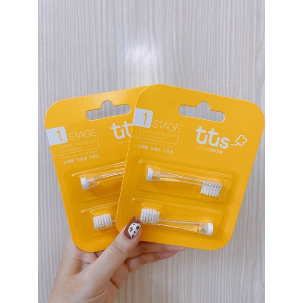 Combo Bàn Chải Điện Trẻ Em Tutus Hàn Quốc  cho bé 4T trở lên