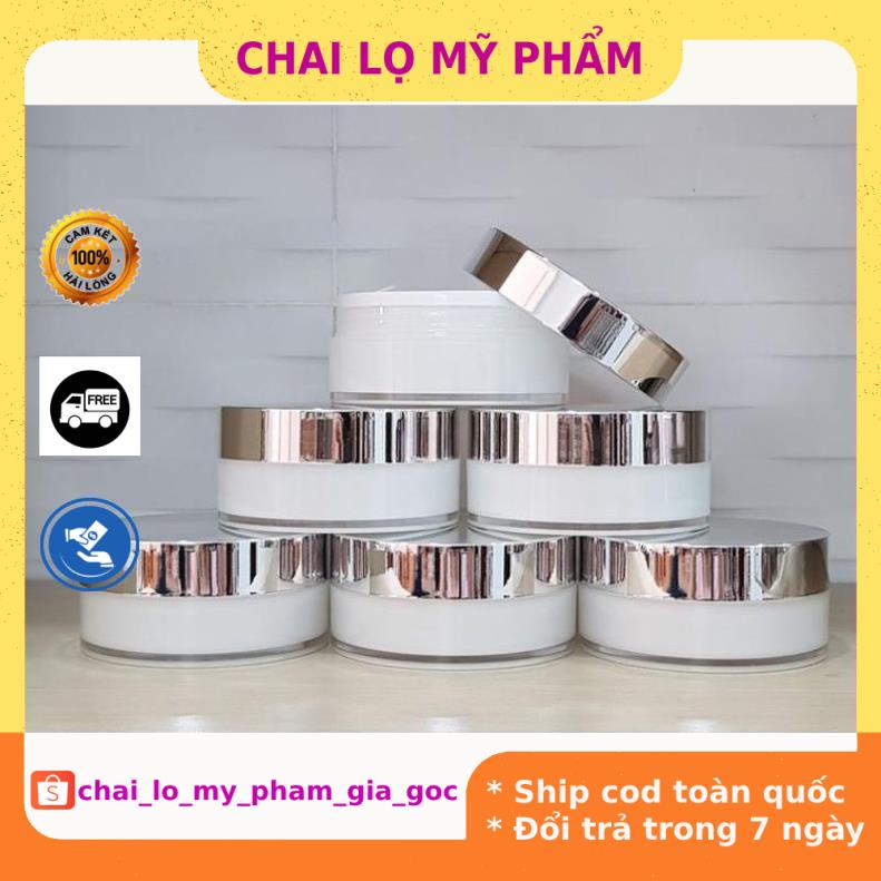 Hủ Đựng Kem Body Xi Vàng,Bạc Cao Cấp 150g Chiết Mỹ Phẩm , phụ kiện du lịch