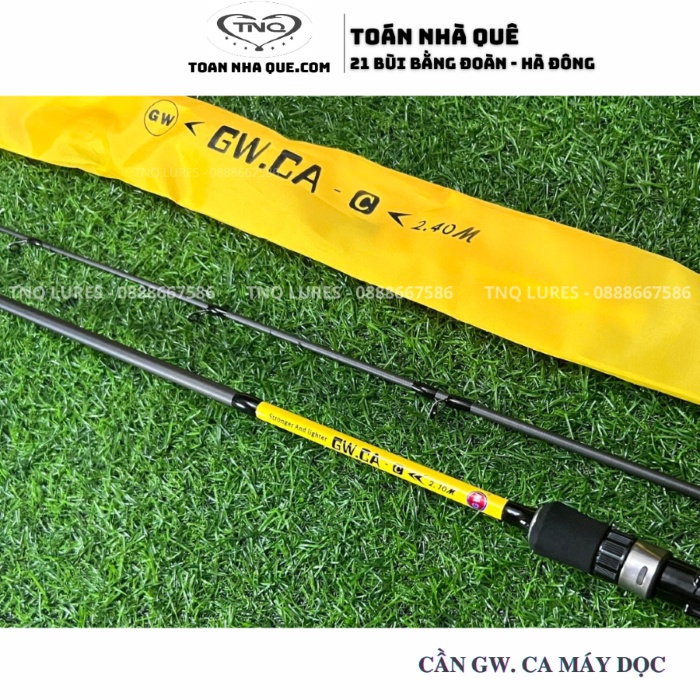 Cần lure 2 khúc GW.CA độ cứng M và MH - TNQ LURES Toán nhà quê