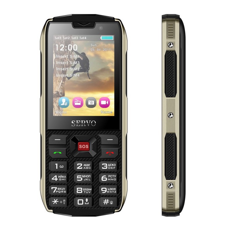Điện thoại phổ thông 4sim 4 GSM Servo