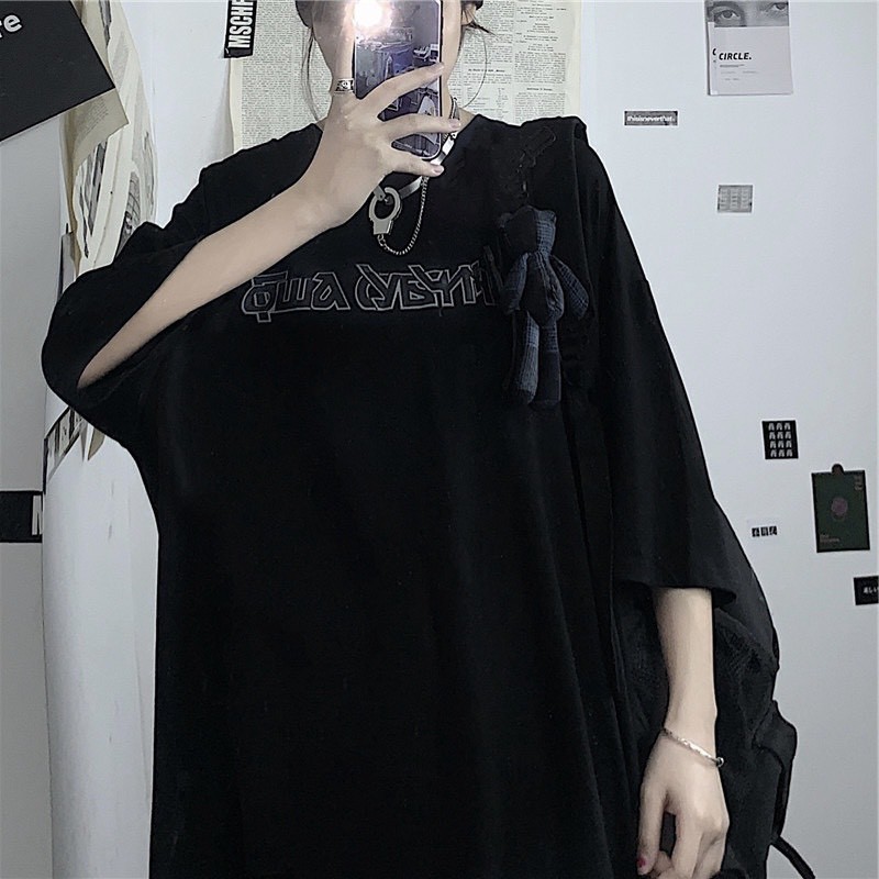 Áo thun tay lỡ form rộng unisex Neko.sg ATL220
