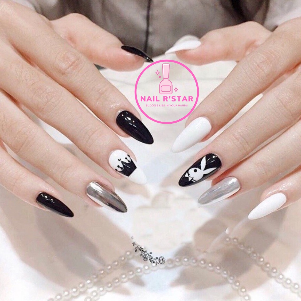 Sơn gel đen, trắng Bobo chính hãng lên màu chuẩn  NAIL R’STAR