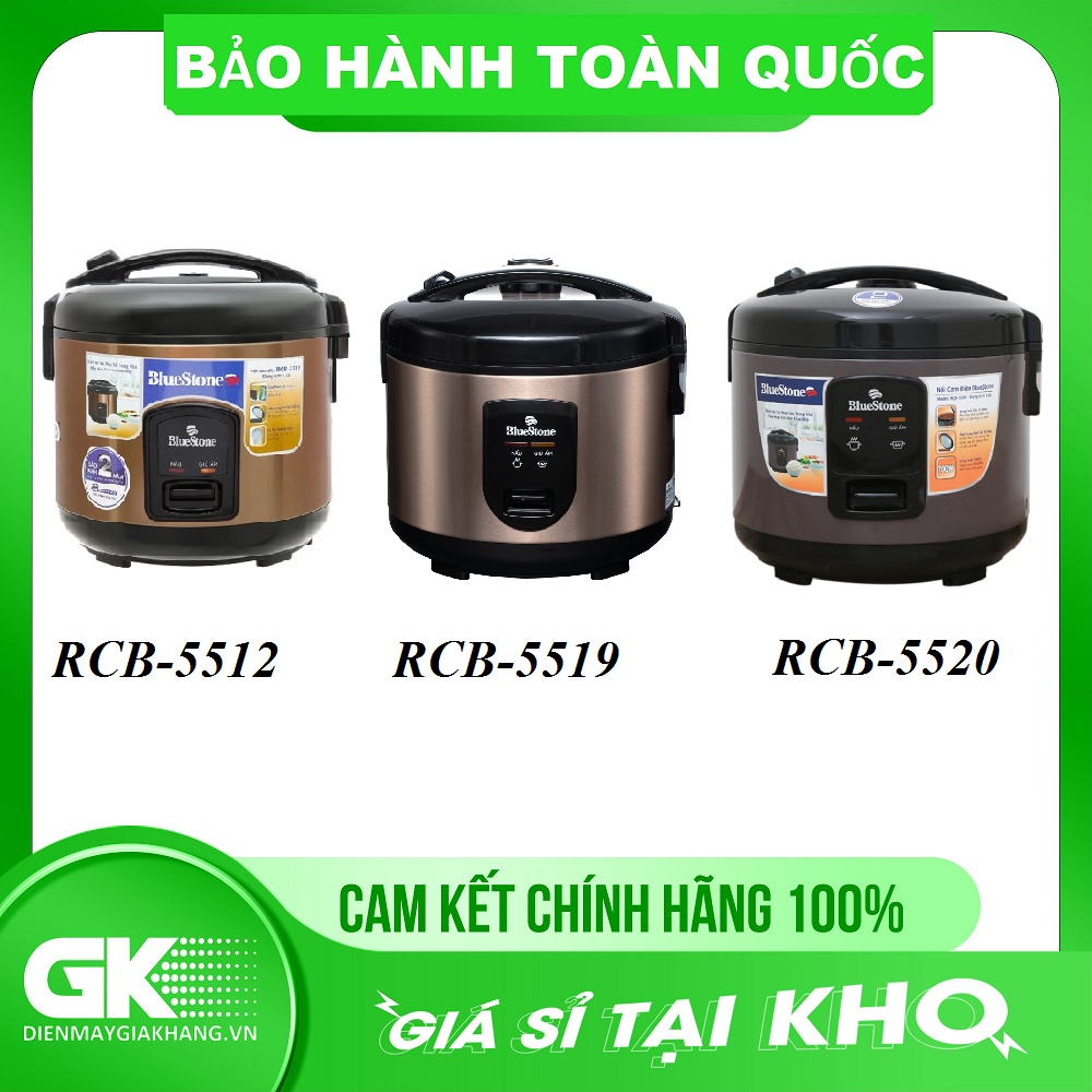 RCB-5520 -- Nồi cơm nắp gài Bluestone RCB-5512 -- RCB-5519 -- RCB-5520