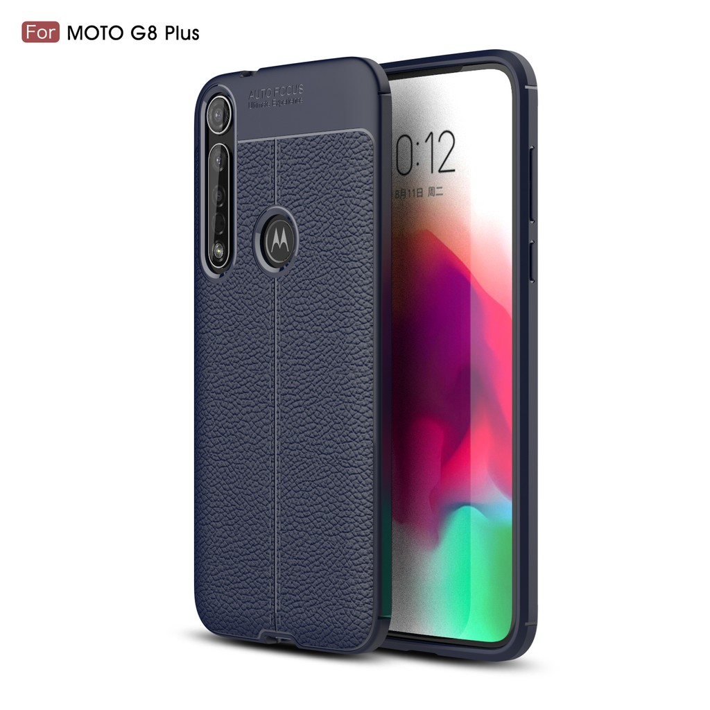 Ốp Lưng Da Tpu Chống Sốc Màu Trơn Cho Motorola Moto G8 Plus / G8 Play / One Macro