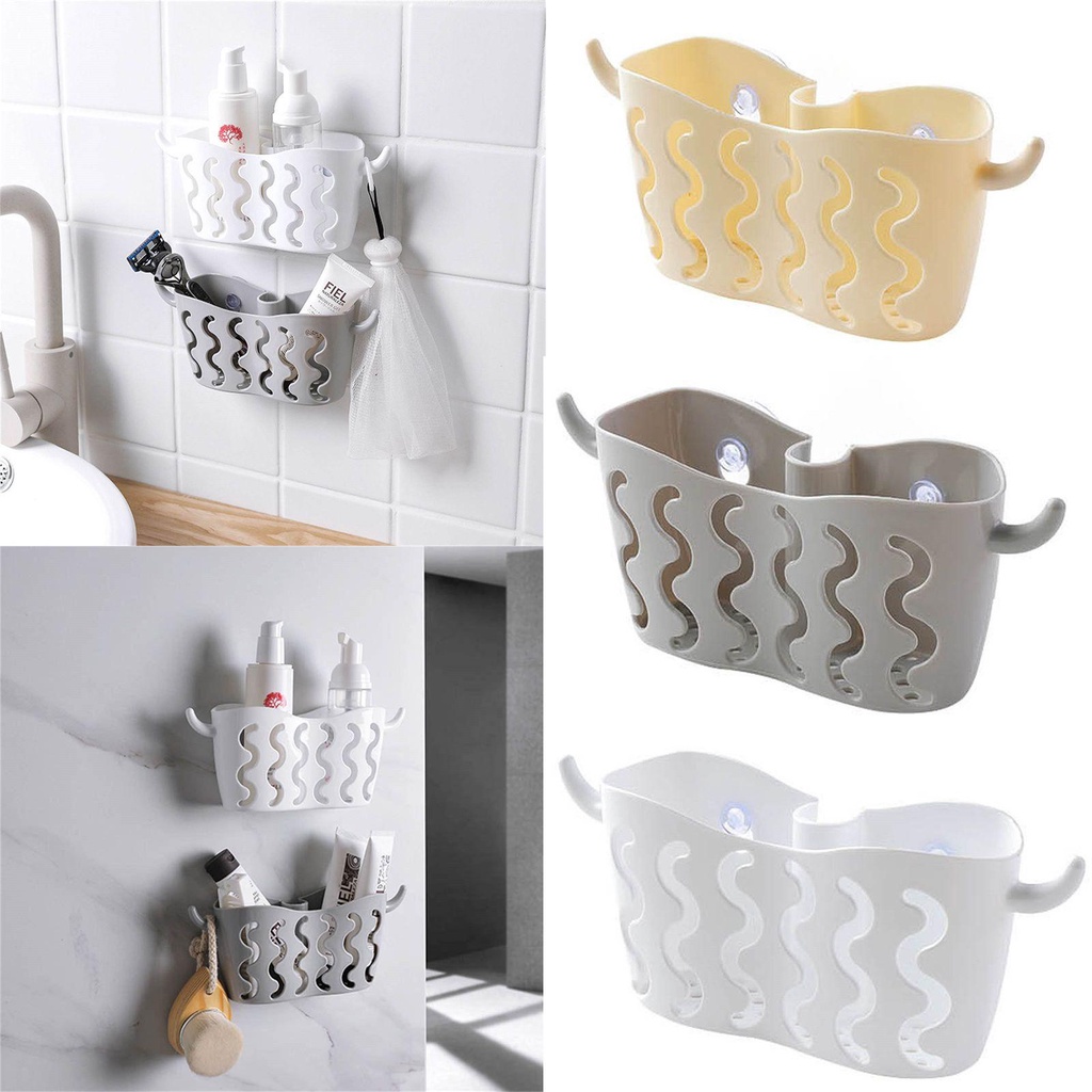 Giá Đỡ Bọt Biển Rửa Chén Thiết Kế Giác Hút Gắn Bồn R