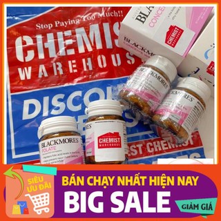 [Date mới, Tem Chemist] Viên Uống Bổ Sung Axit Folic Cho Mẹ Bầu Blackmores Folate 90 viên - xuất xứ Úc