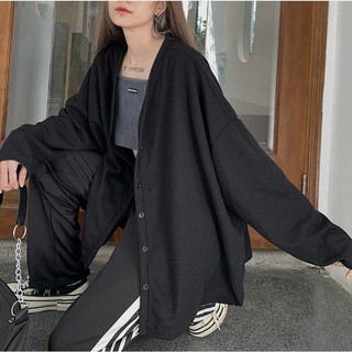 Áo Cardigan ulzzang basic trơn 3 màu