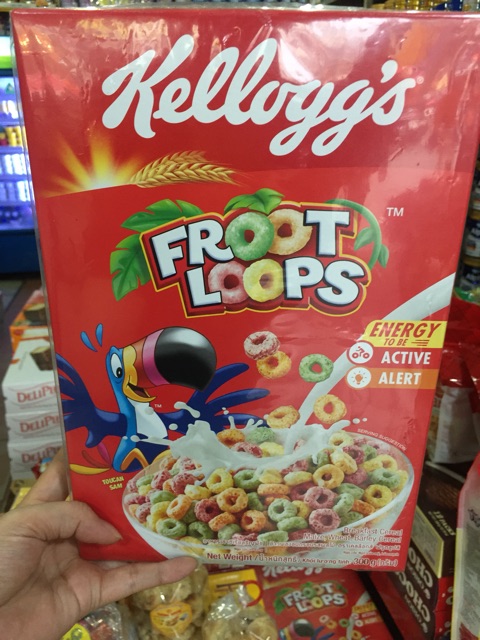 Bánh Ngũ Cốc Dinh Dưỡng Kellogg’s Froot Loops - 300gram