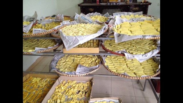 Tinh bột nghệ nhà làm nguyên chất 100g