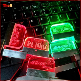 Bảng tên LED gắn chân gương xe máy K04 - Bảo hành 3 tháng K.MA Rise