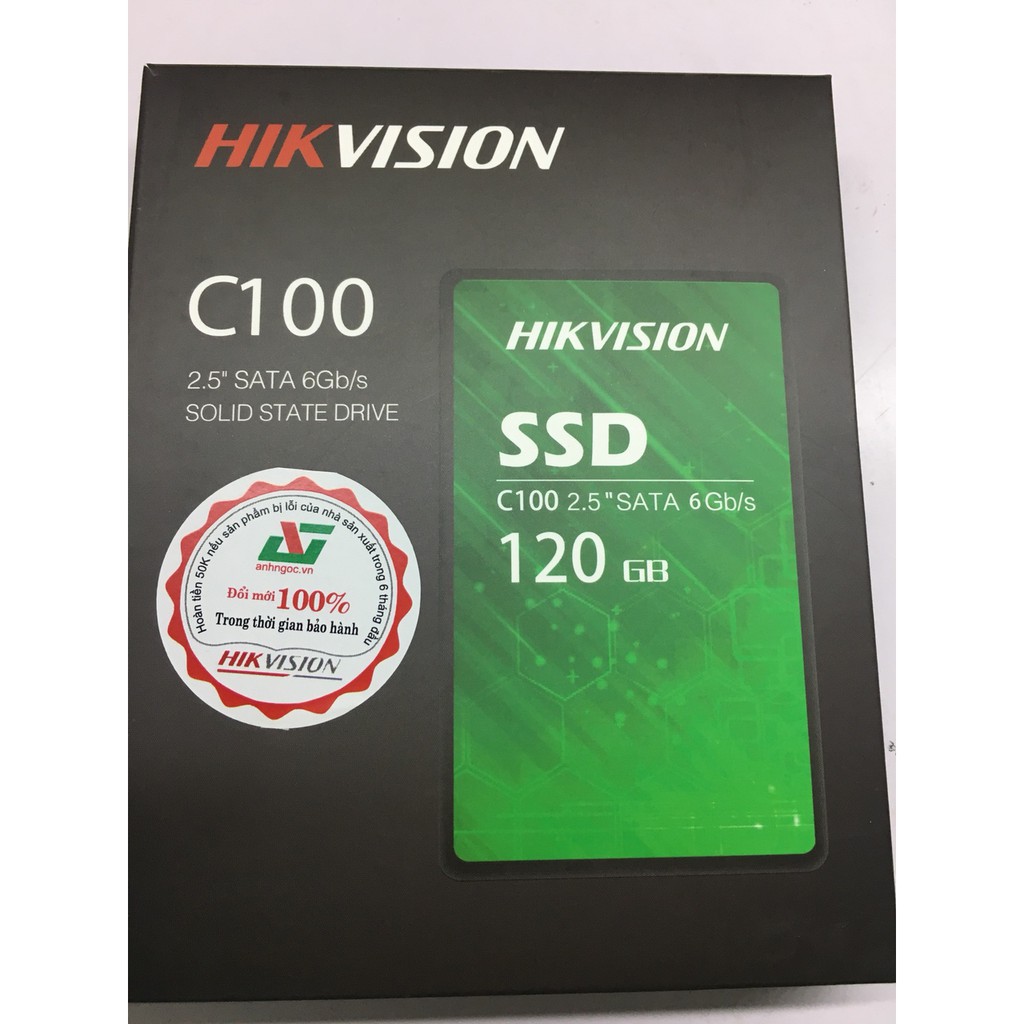 Ổ Cứng Chuyên Dùng Cho Laptop, Máy Tính Bàn SSD Hik vision 120G (Anh ngọc PP- chính hãng)