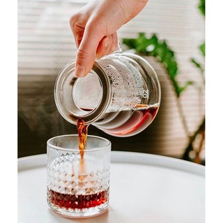BÌNH ĐỰNG CÀ PHÊ HARIO V60 RANGE SERVER CLEAR 600ML (XGS-60TB)