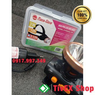 Đèn LED đội đầu RẠNG ĐÔNG pin sạc