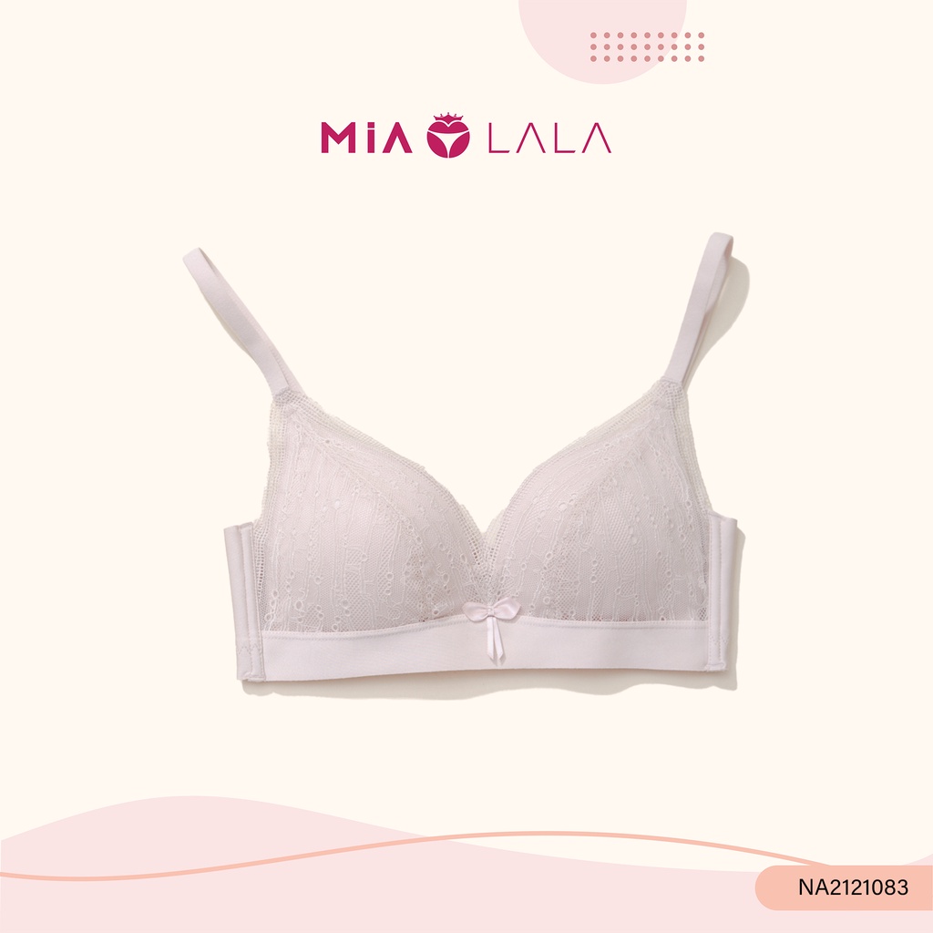 Áo ngực nữ ren cao cấp không gọng đệm mỏng 1cm MIALALA 1083 NA2121083