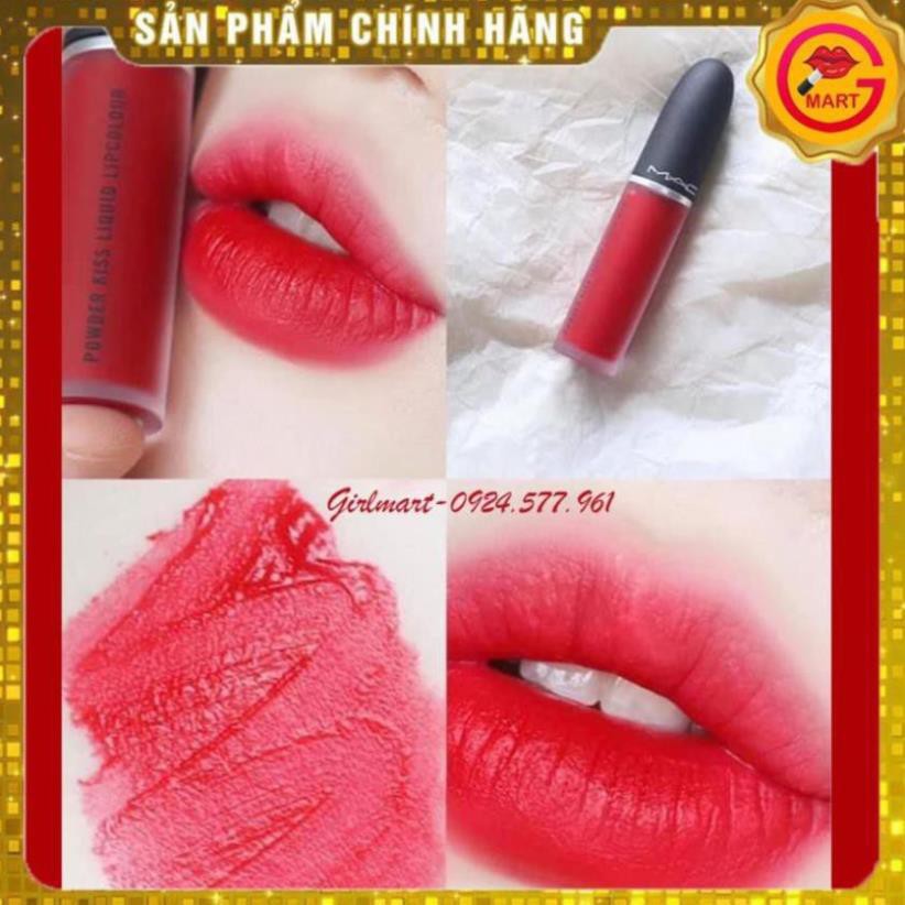 Kem Mac  Màu 987 M-A-Csmash - Tone Đỏ Tươi