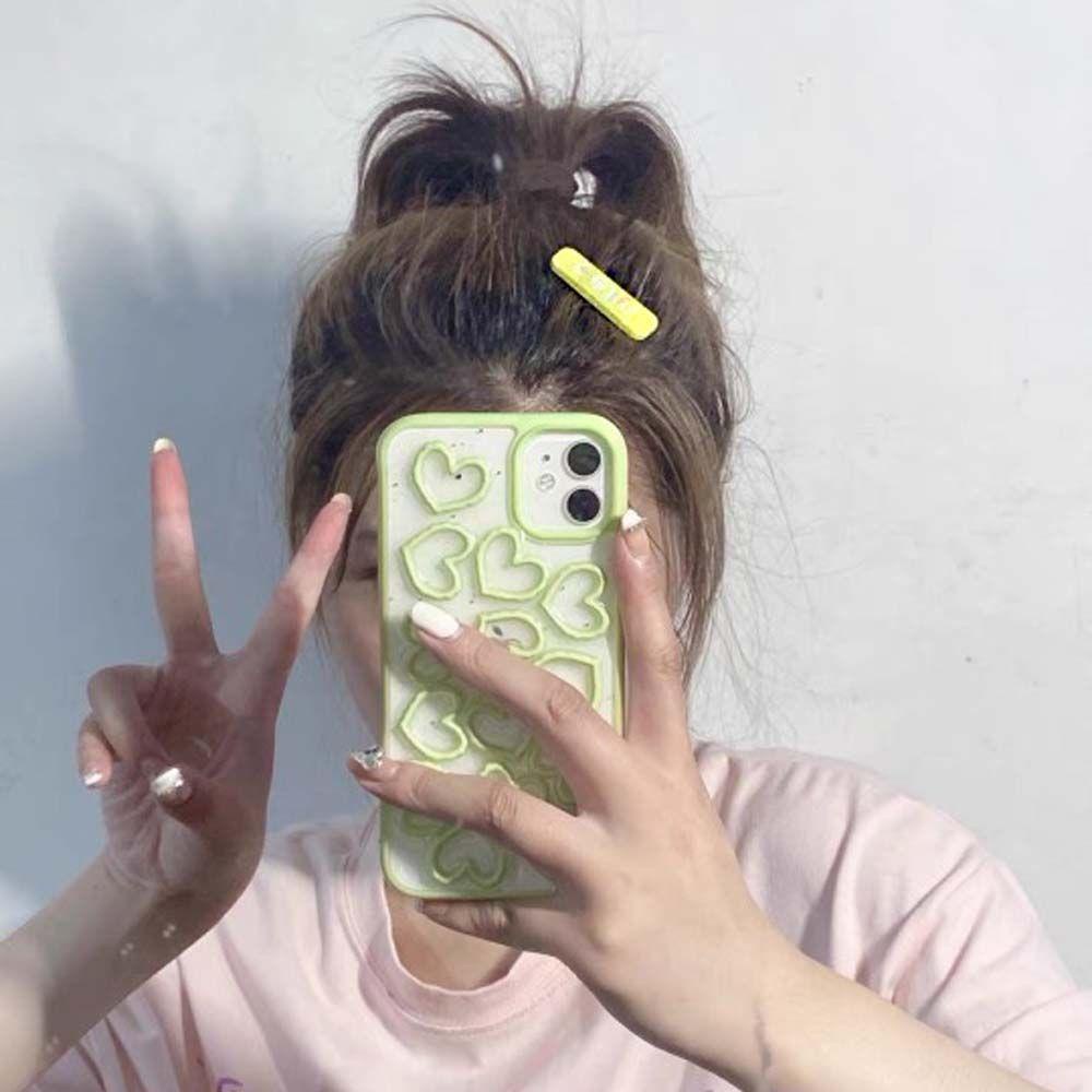 Kẹp Tóc Mái Mỏ Vịt Màu Kẹo Cá Tính Tối Giản Cho Nữ