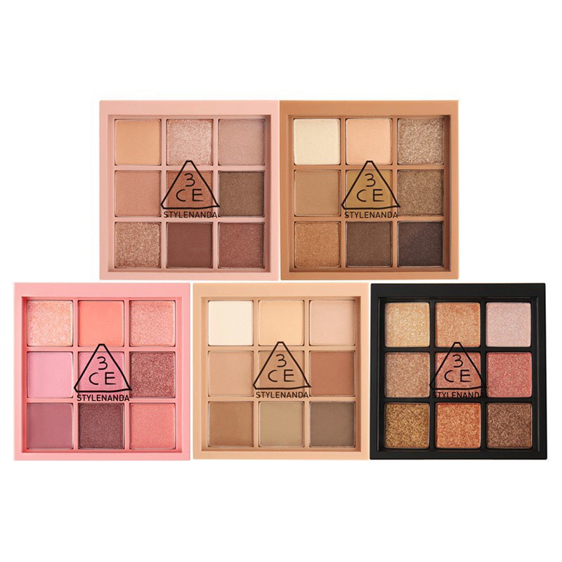 BẢNG MẮT 3CE 9 ô MULTI EYE PALETTE nhiều màu sắc