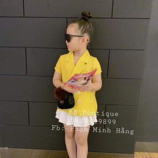 Sét váy áo giả vest cực hót bé gái