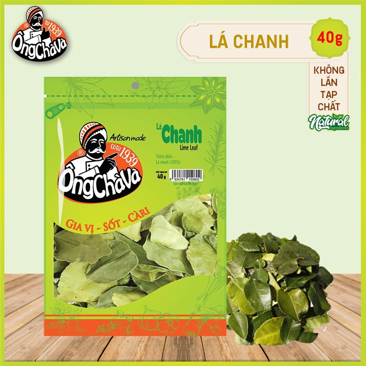 Lá Chanh Ông Chà Và 40gram (Lime Leaf)