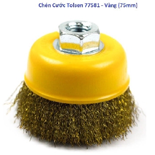 75mm Chén cước đánh gỉ Tolsen 77581