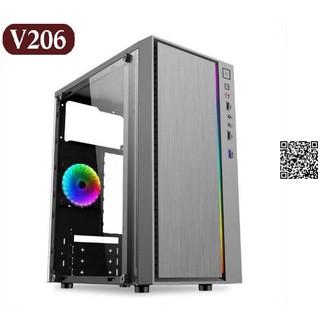 Case vỏ máy tính bán trong suốt v206 516