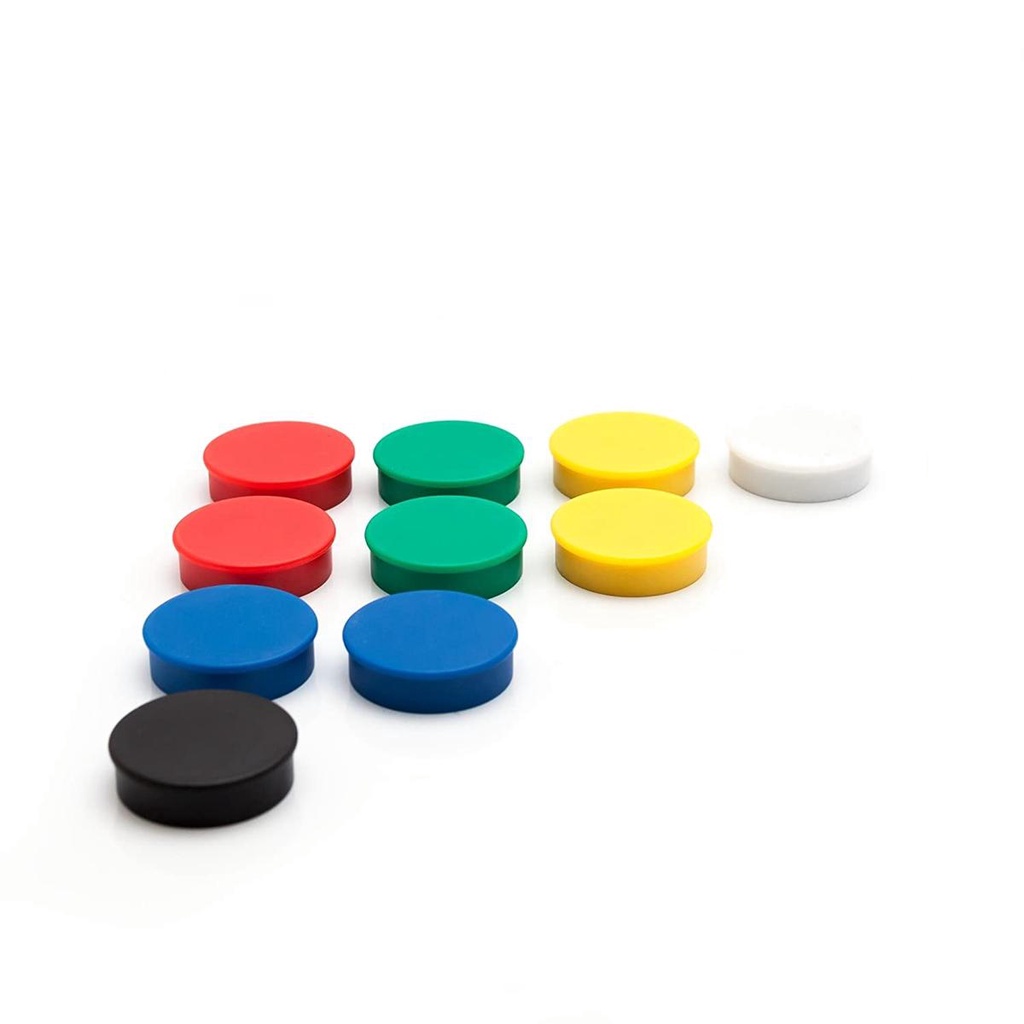 Nam Châm Dán Tủ Lạnh Hình Tròn Nhiều Màu Sắc 3cm 1 REBUY1