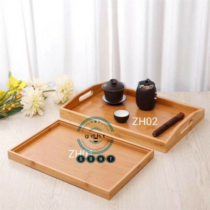 KHAY TRE CHỮ NHẬT DECOR | KHAY TRE CHUYÊN DỤNG ĐỰNG ẤM CHÉN, BÁNH NGỌT, DECOR TRANG TRÍ...