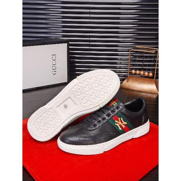 🍀 | Bán Chạy | 👟 Giày Gucci da đen lịch lãm chuẩn 1:1 Tặng Vớ 60k SẴN . 2020 2020 ,,, Săn Sales . " : : : 🍀