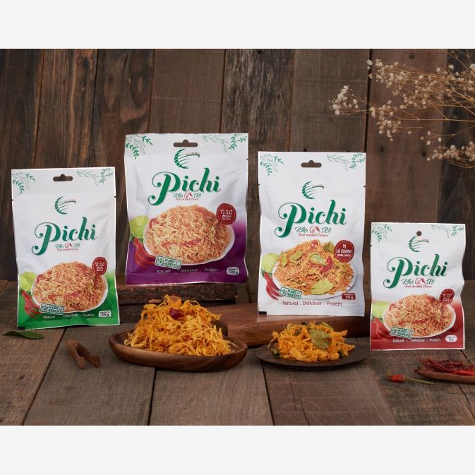 Khô gà xé cay đồ ăn vặt Pichi vị truyền thống gói 25g sợi dai thơm ngon ZonzonFood | BigBuy360 - bigbuy360.vn